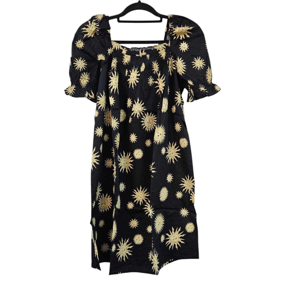 NWT Modcloth Summertime Garden Stories Smocked Mini Dress Size S - Picture 2 of 10